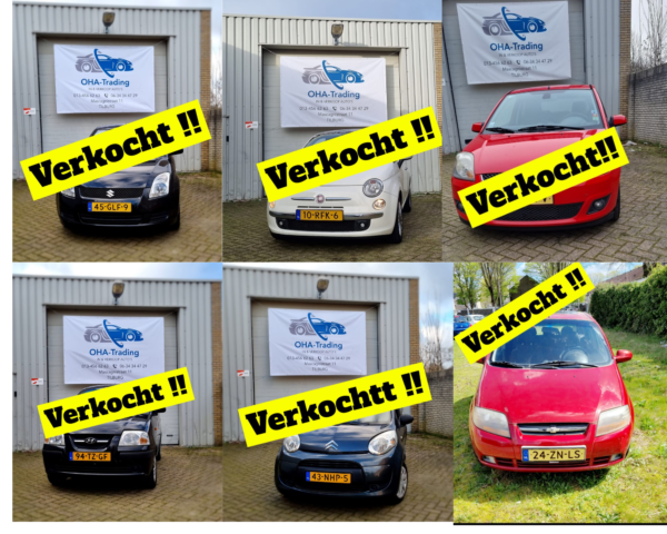 VERKOCHTE AUTO'S )
