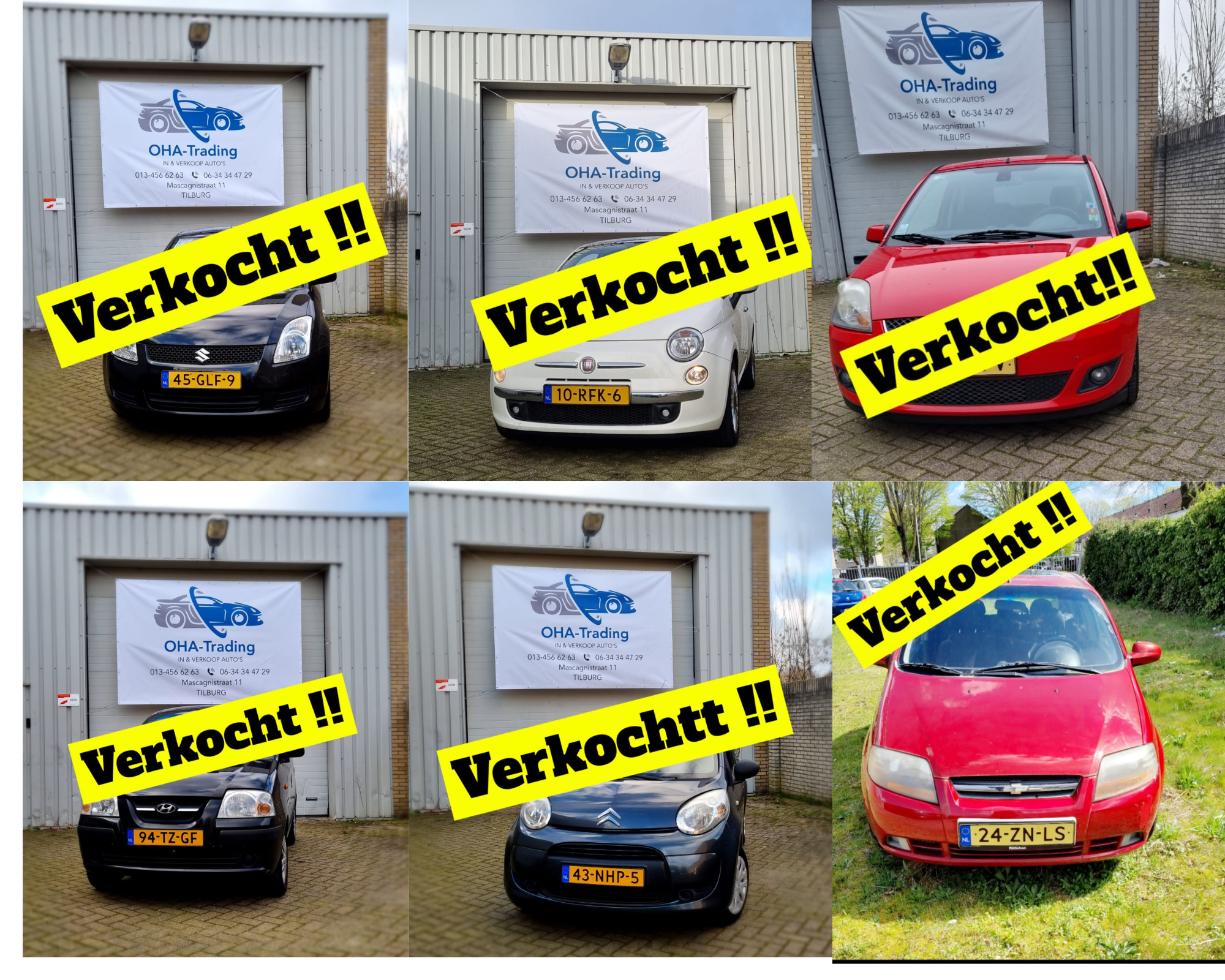 VERKOCHTE AUTO'S )