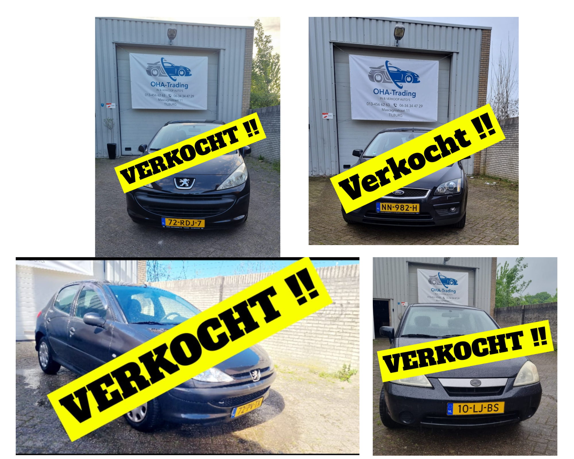 VERKOCHTE AUTO'S )