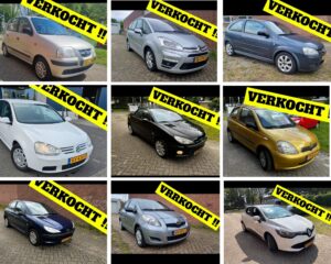 VERKOCHTE AUTO'S !